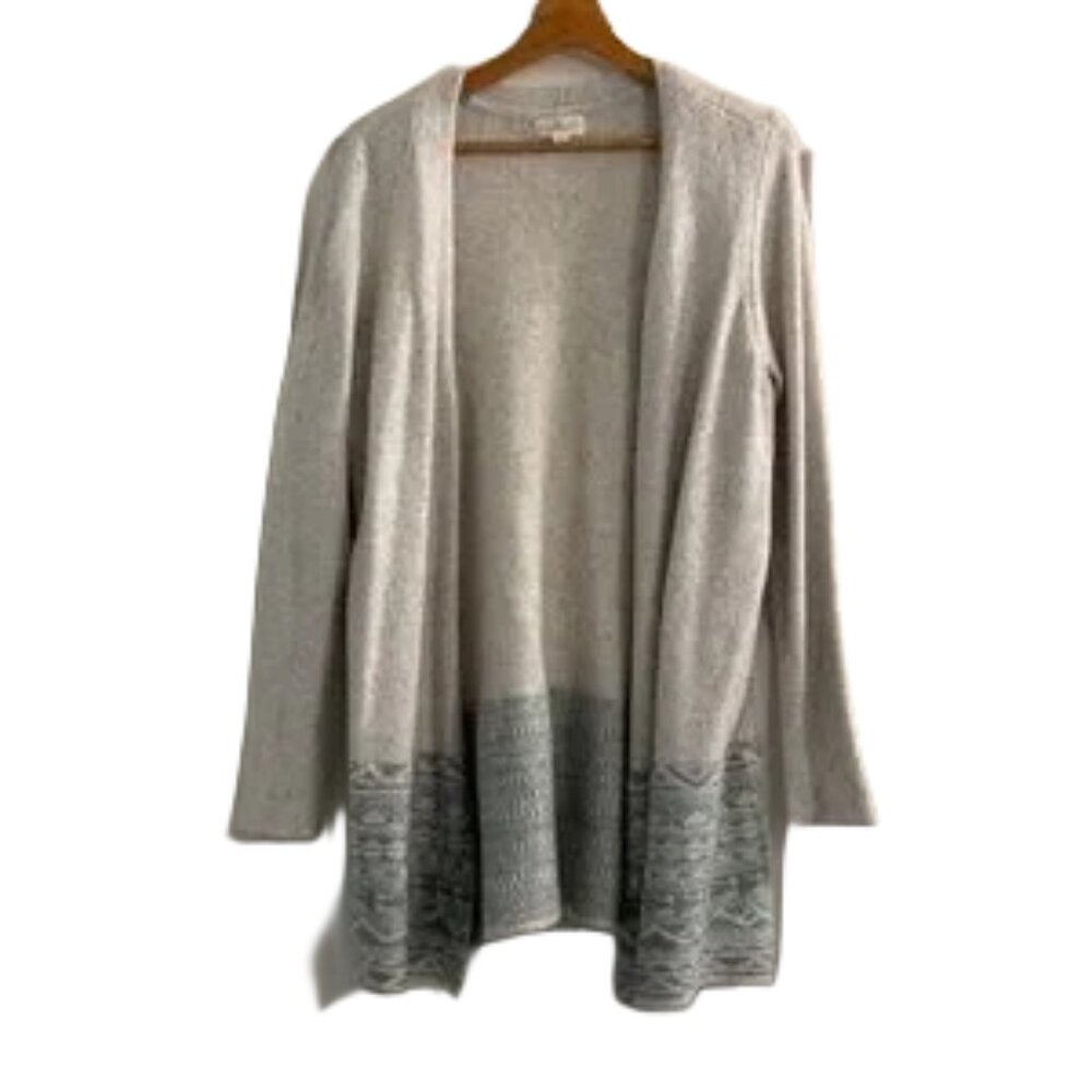 Magnolia Grace Soft Gray Knit Cardigan Size XL
